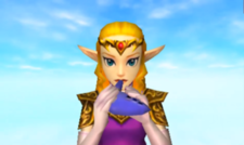 Zelda toca la Ocarina del Tiempo OoT3DS.png