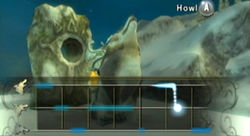 Link lobo usando una piedra aullido TP.jpg