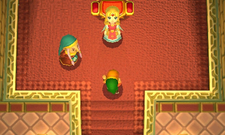 Link, Zelda e Impa en la sala del trono ALBW.png