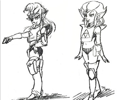 Zelda futurista