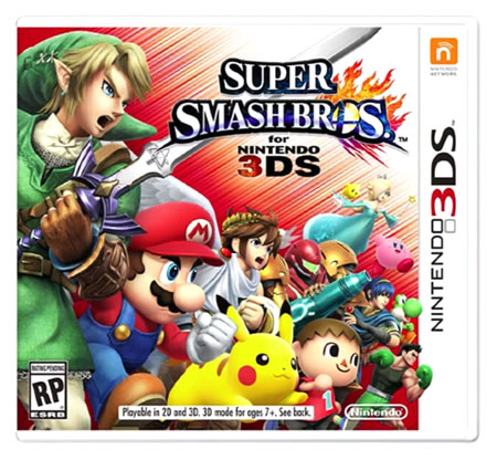 Carátula cover Super Smash Bros. 3DS